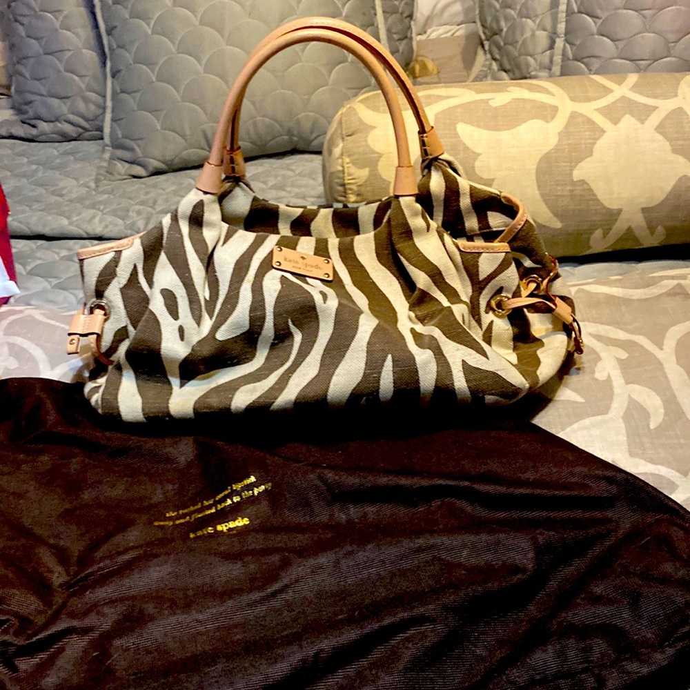 Kate Spade zebra purse